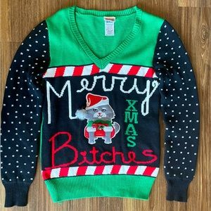 “Ugly” Christmas Sweater! WORN ONCE! EUC